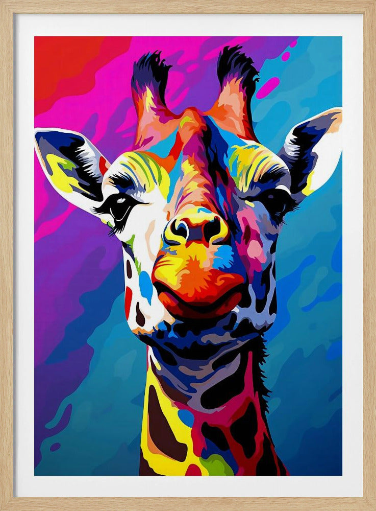 Giraffe Pop Art | Poster