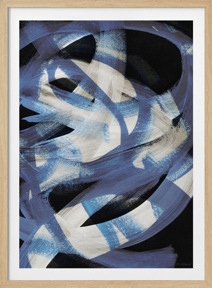 Abstract Brush Strokes 128 | Poster