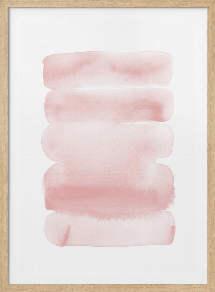 Abstract Blush Stripes | Poster