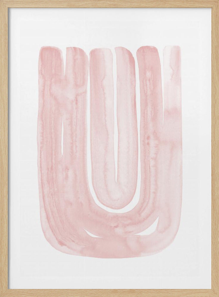 Abstract Blush Curves | Poster