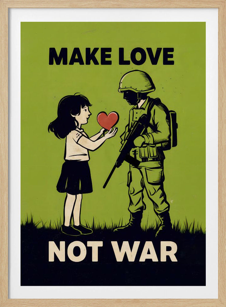Make Love   Not War | Poster