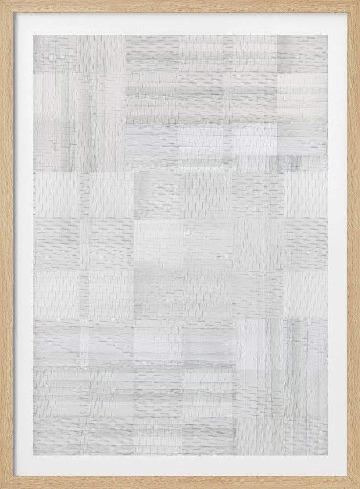 White Woven Blocks 2 | Poster