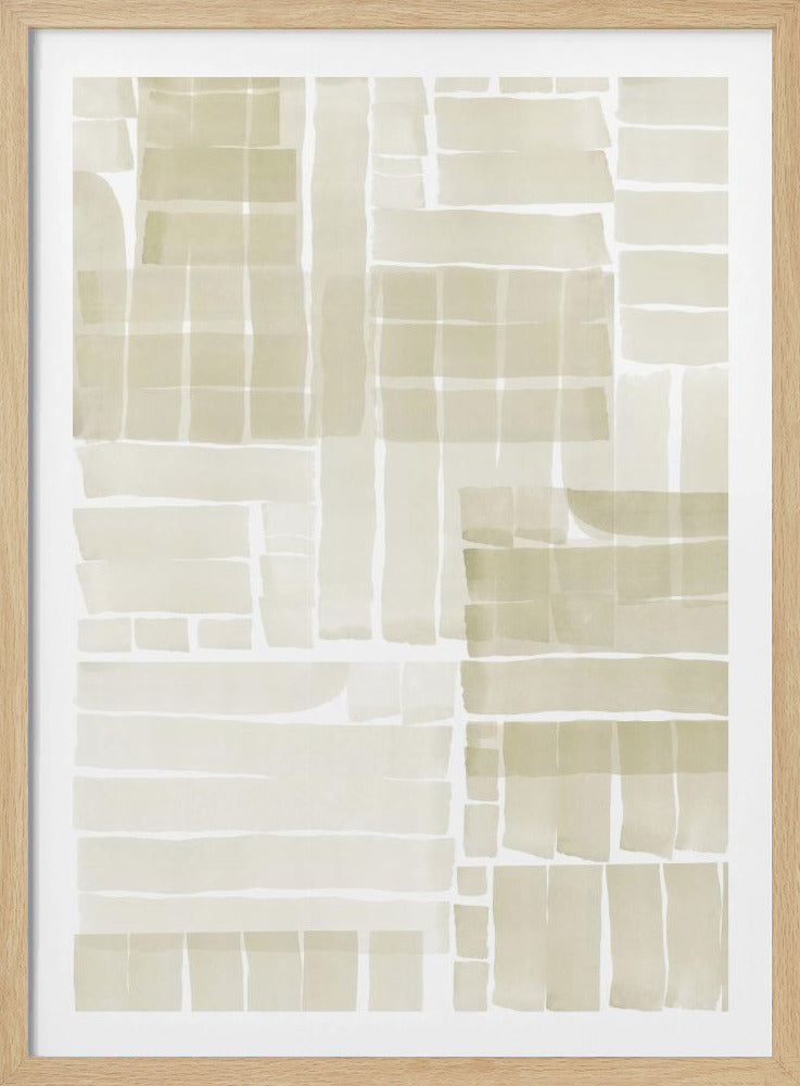 Neutral Tangle Grid 2 | Poster