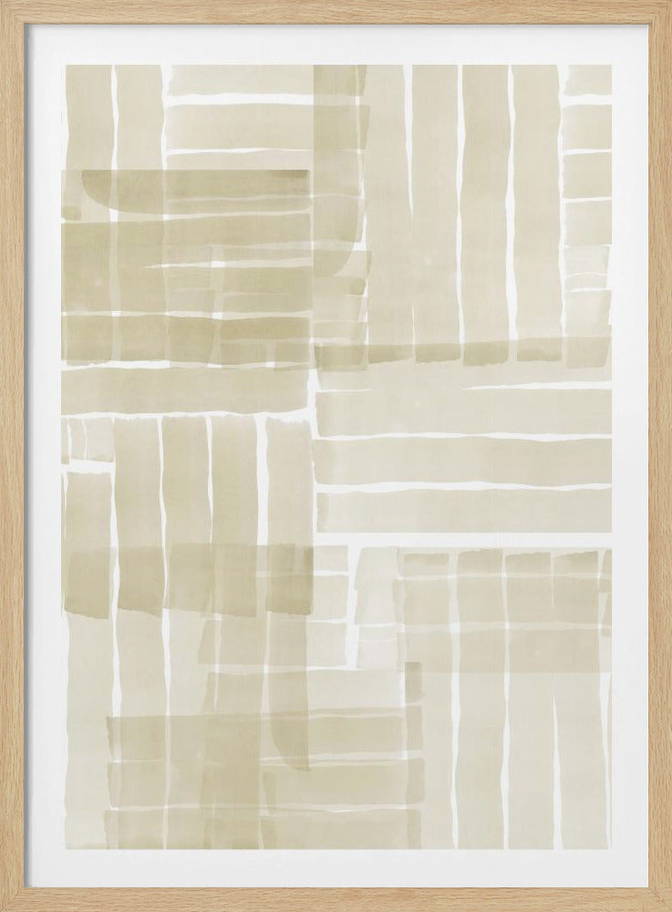 Neutral Tangle Grid 3 | Poster