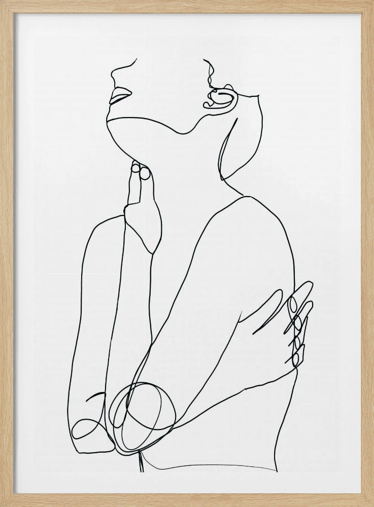 Line Drawing of Woman | Poster