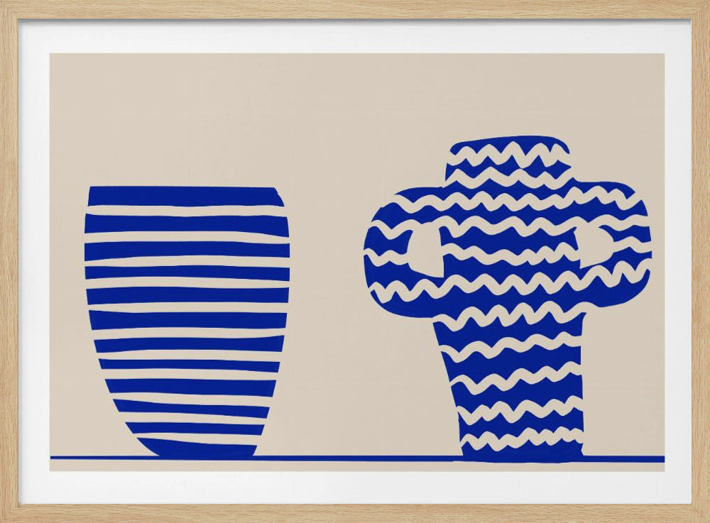 Blue Vases | Poster