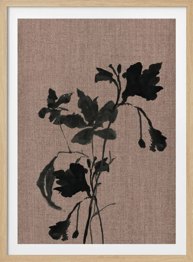 Black Floral 3 | Poster