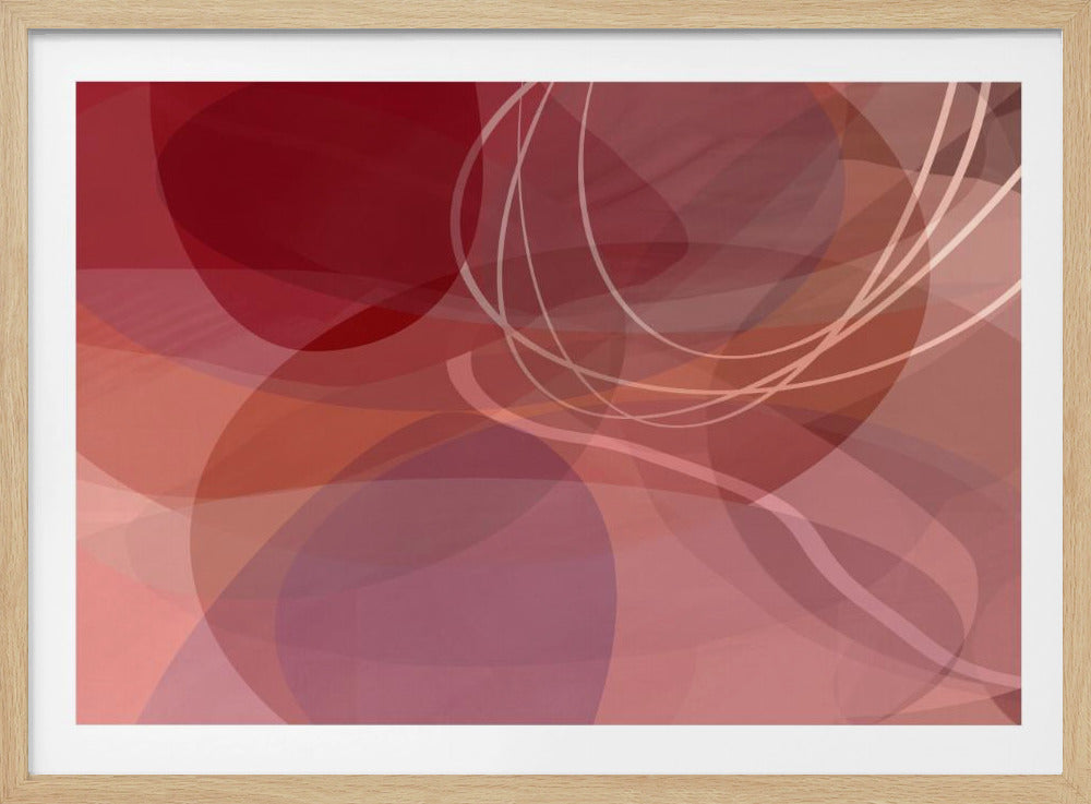 Dusty Rose Shapes 2 | Poster