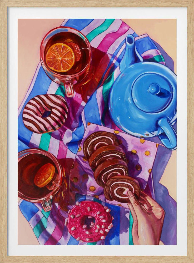 Hot Tea and Hot Pink | Poster