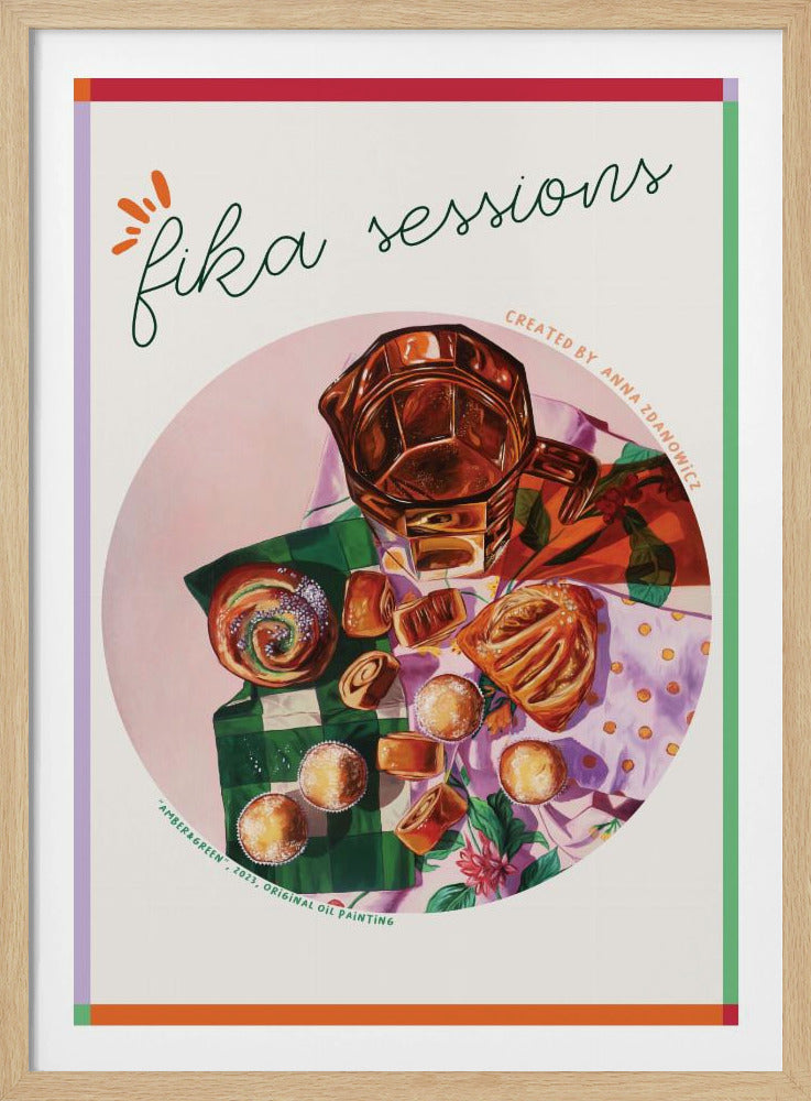 Amber and Green | Poster