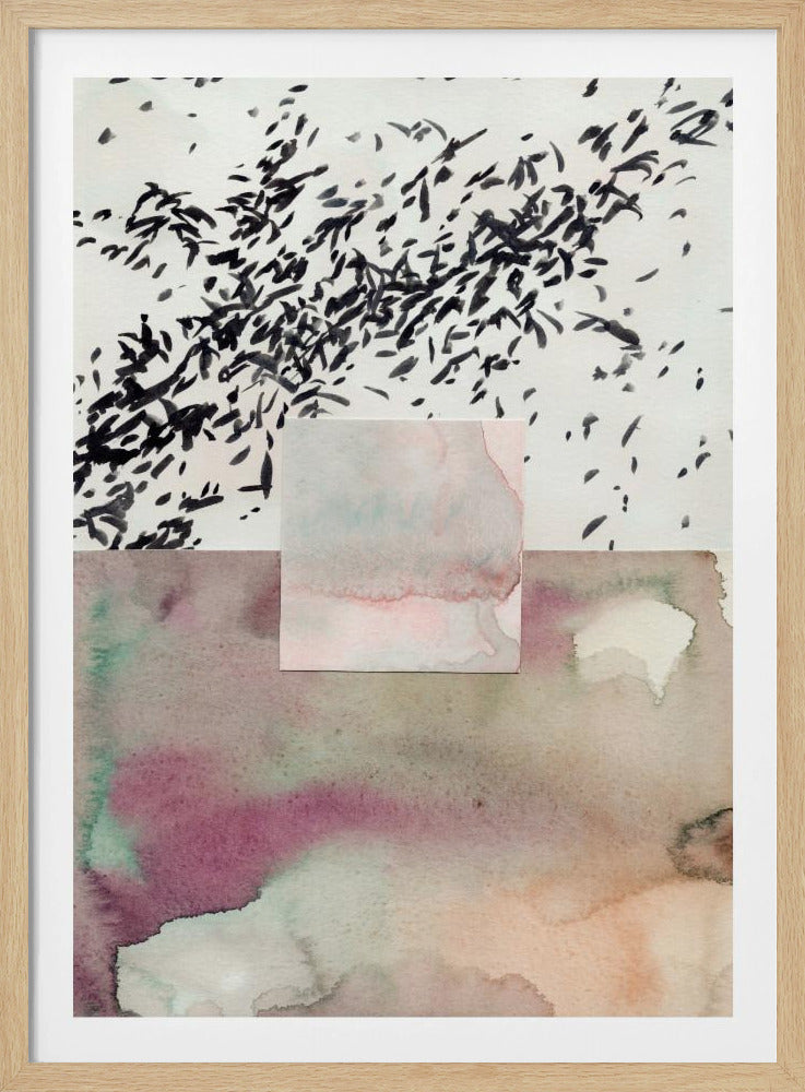 Watercolor abstract composition 7 | Poster