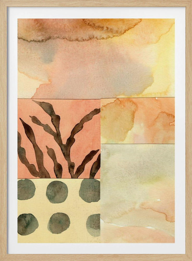 Watercolor abstract composition 9 | Poster