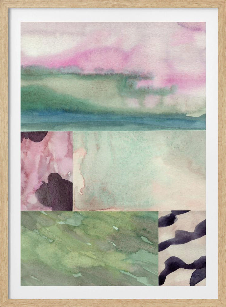 Watercolor abstract composition 10 | Poster