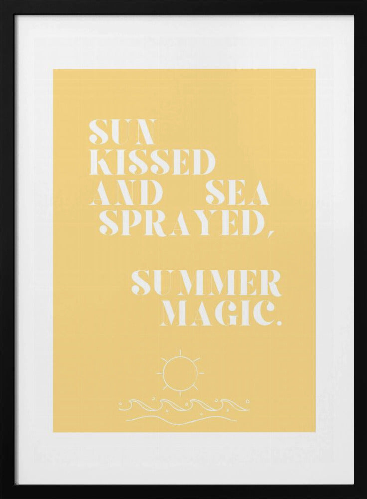 Summer magic, Quote + Illustration | Poster