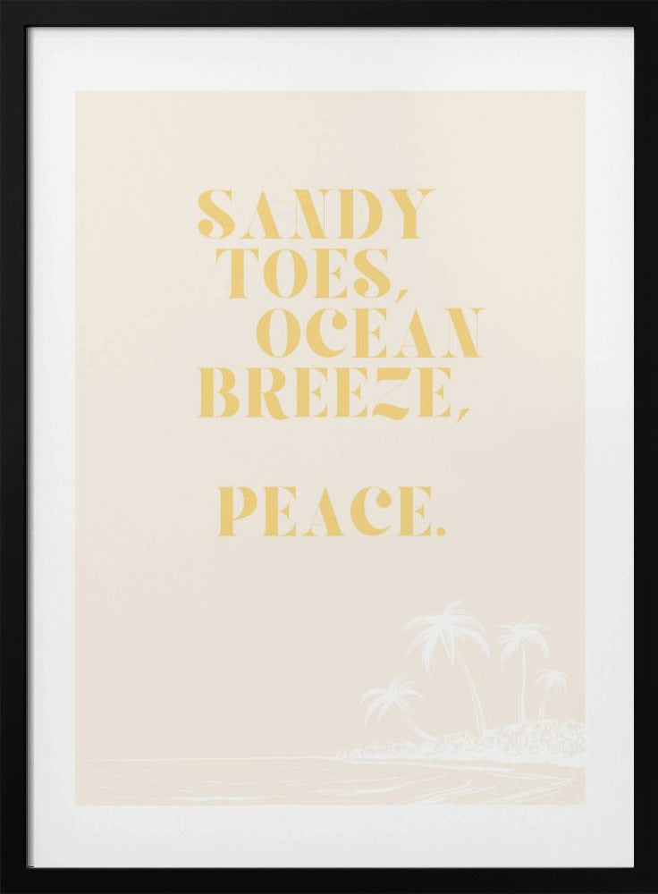 Ocean breeze, peace | Poster