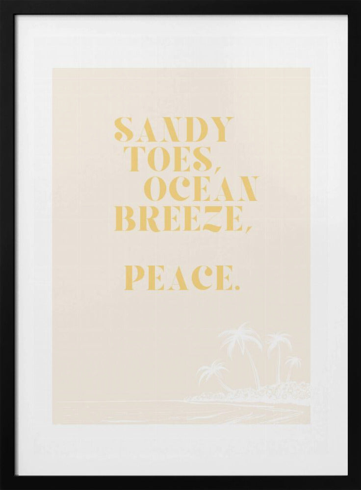 Ocean breeze, peace | Poster
