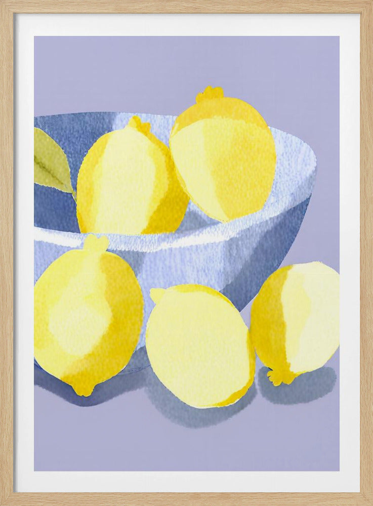 Zitronen in Schale | Poster