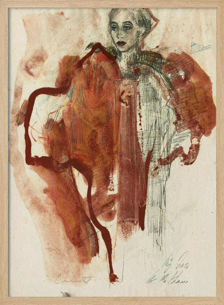 Evocative Human Figure | Poster