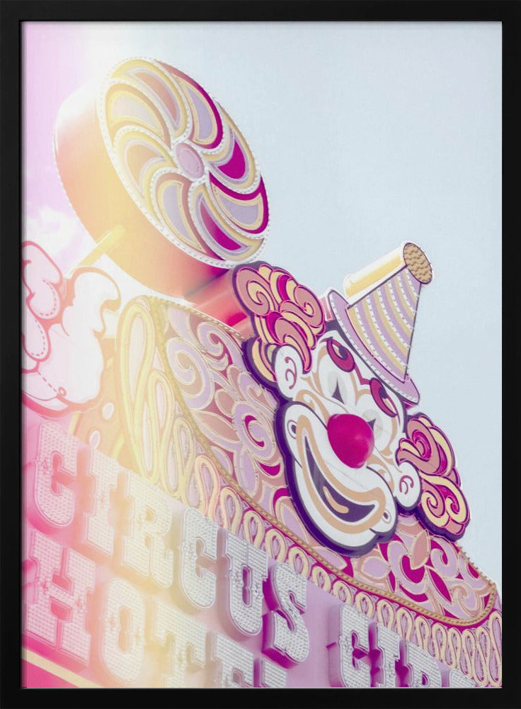 Circus Sign Flare Portrait | Poster