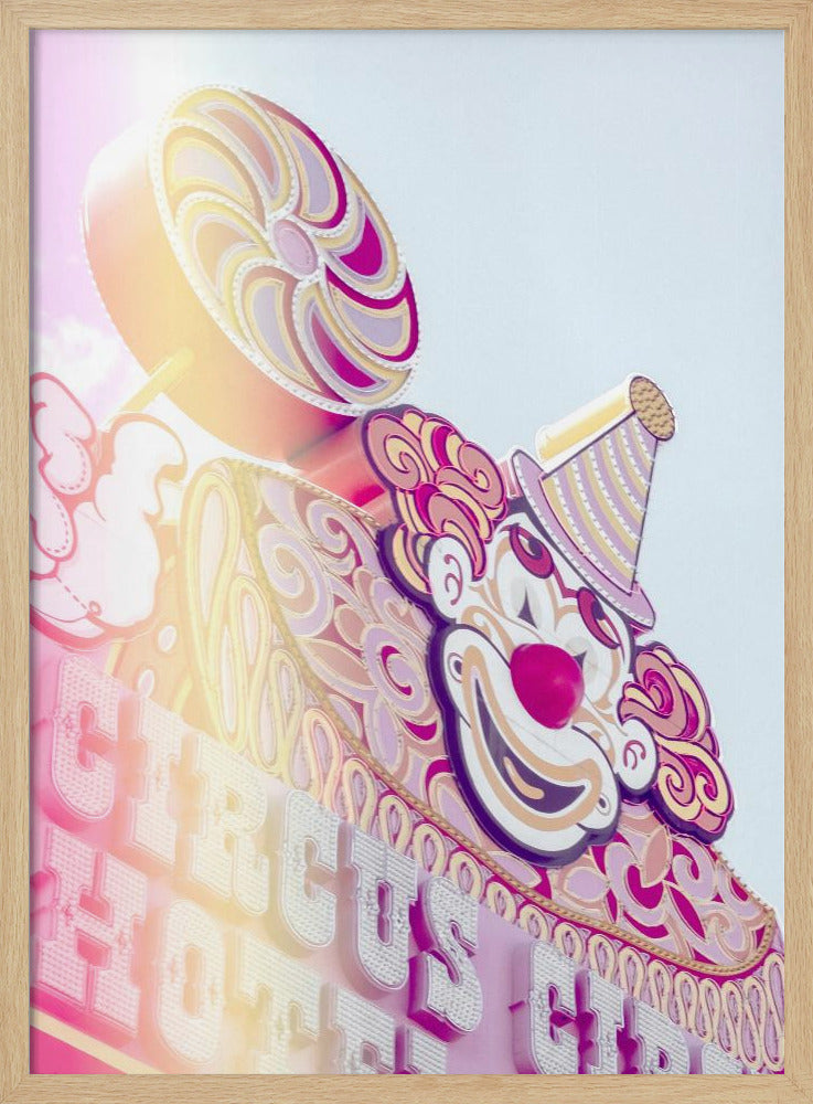 Circus Sign Flare Portrait | Poster