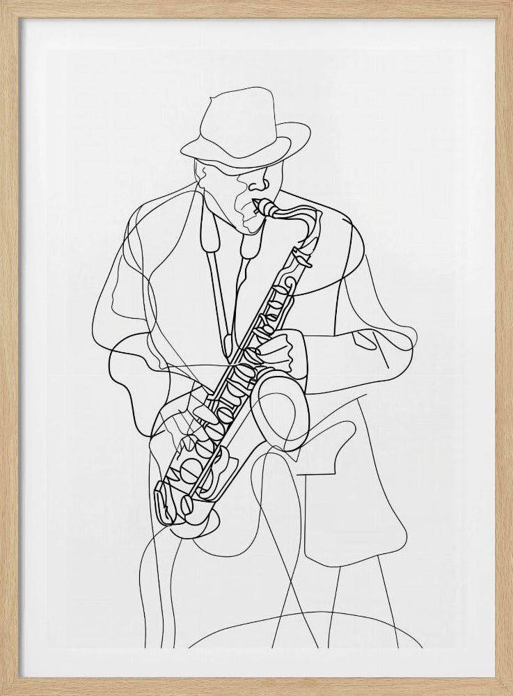 Line Art Musican 2 | Poster