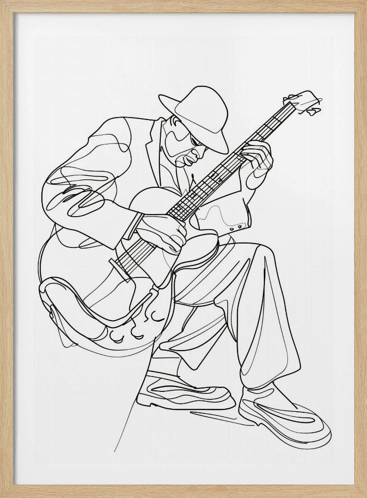 Line Art Musican 3 | Poster