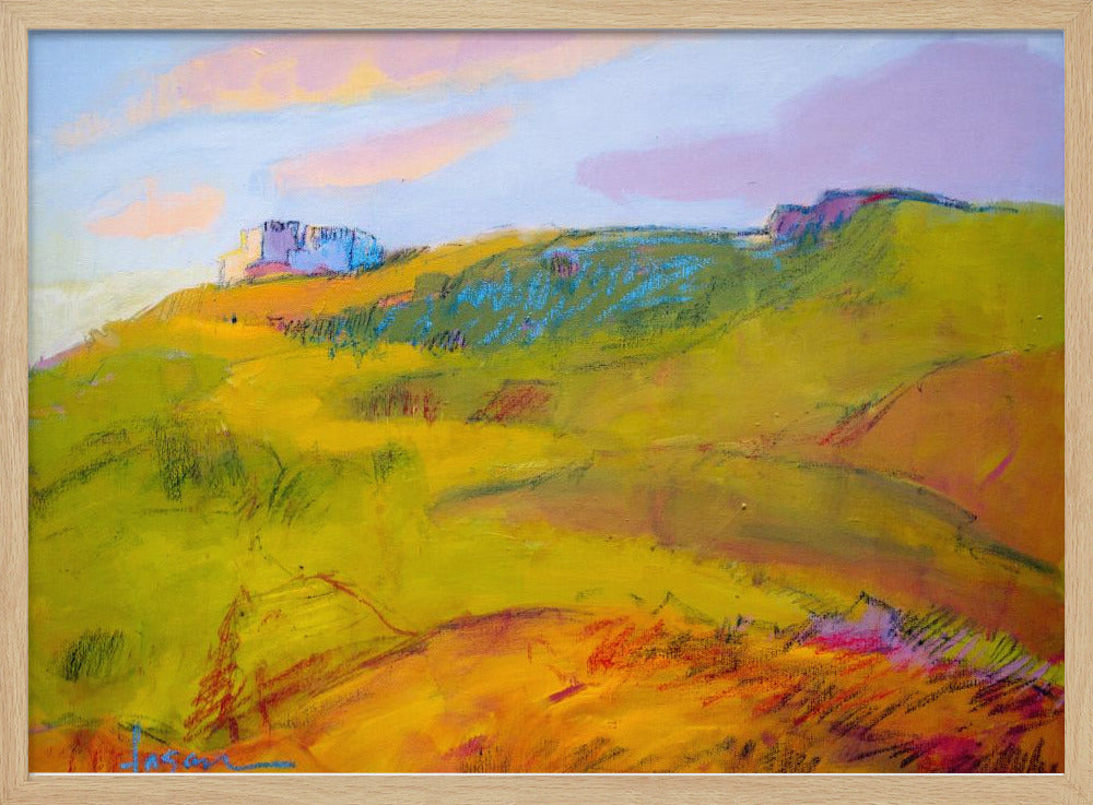 Vibrant Hillside Dream | Poster