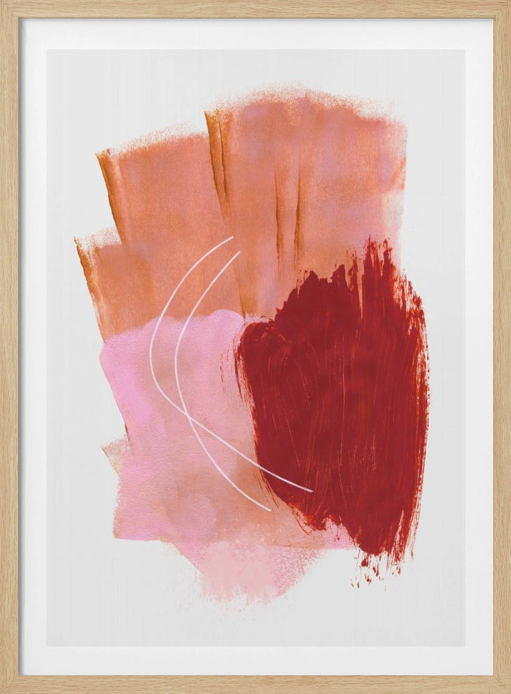 Abstract Brush Strokes 54 | Poster