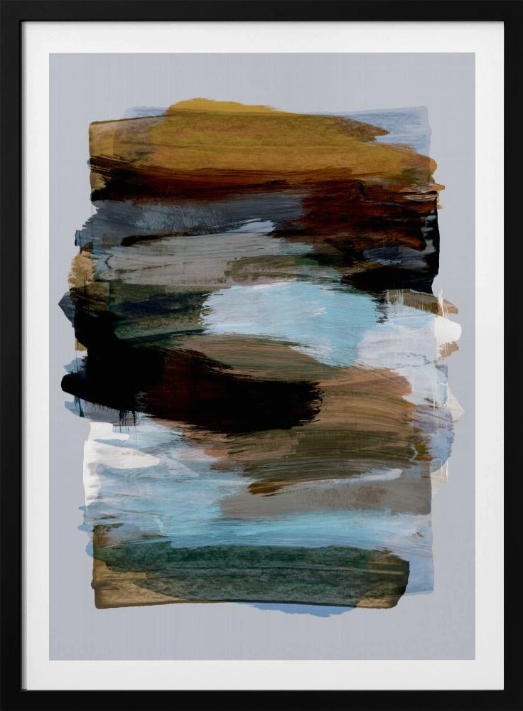 Abstract Brush Strokes 78X | Poster