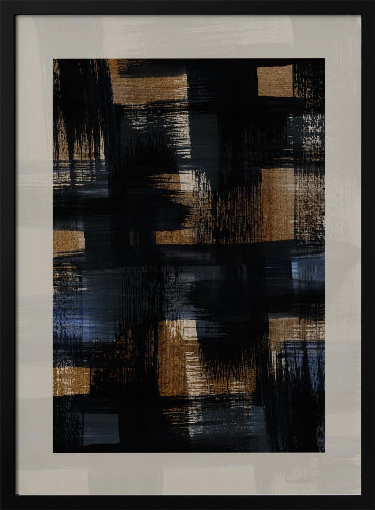 Abstract Brush Strokes 128X | Poster