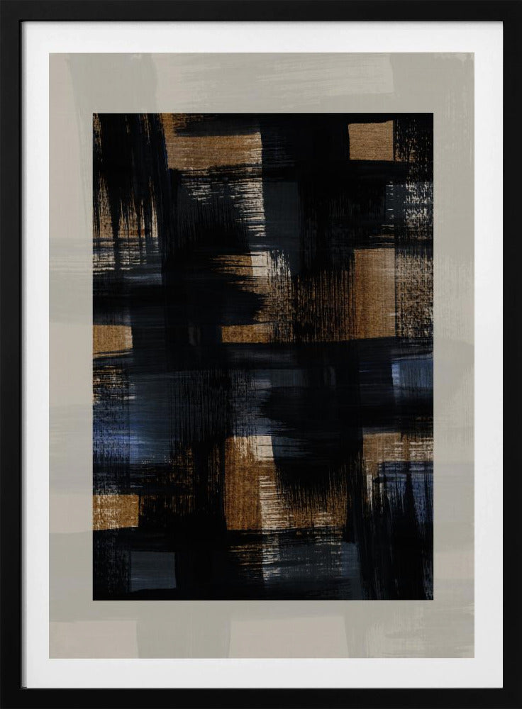 Abstract Brush Strokes 128X | Poster