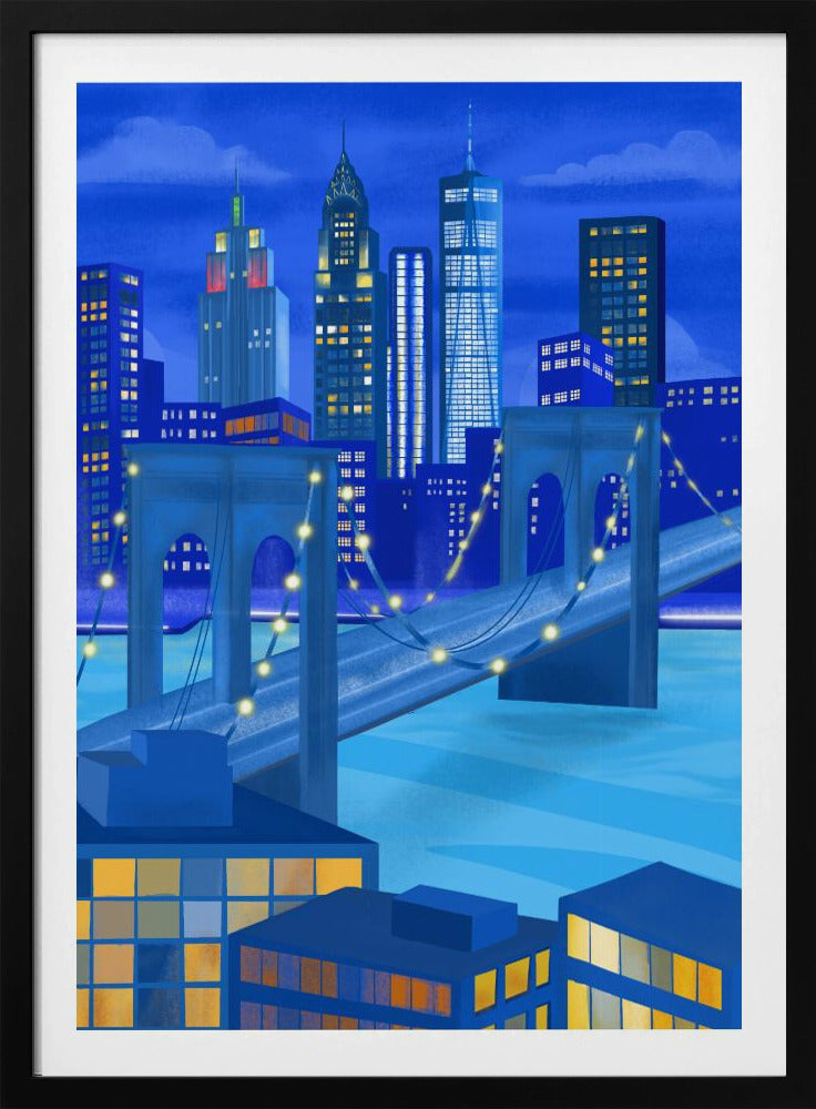 New York At Night | Poster
