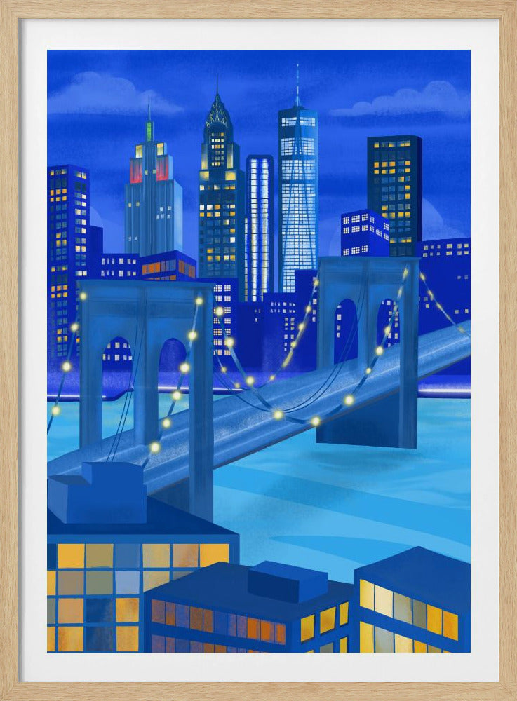 New York At Night | Poster