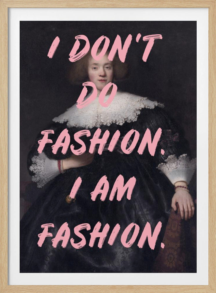 Iamfashionii Ratioiso | Poster
