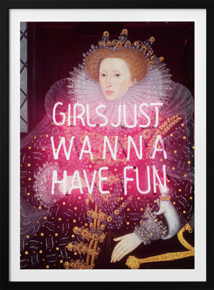 Queenelizabethneon Ratioiso | Poster