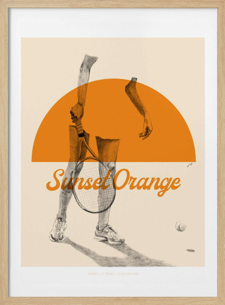 Sunset Orange | Poster