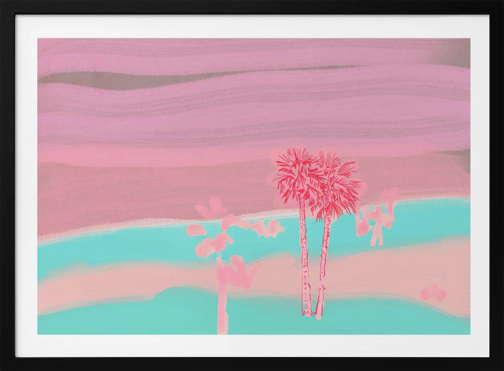 Beach Sundown In Sicily | Poster