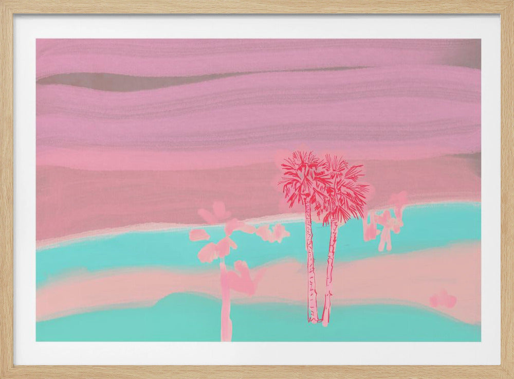 Beach Sundown In Sicily | Poster