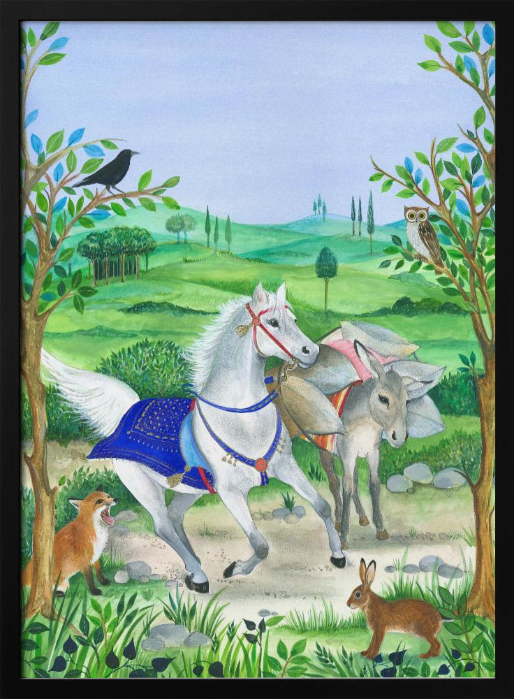 The Harmony Of Nature And Animal Life, | Poster