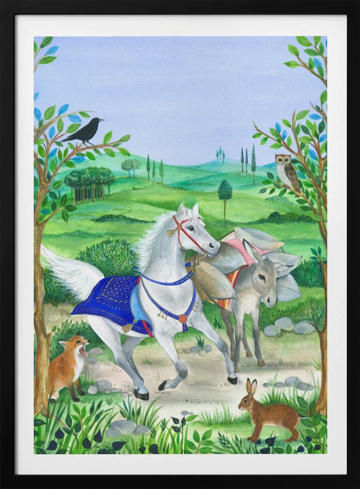 The Harmony Of Nature And Animal Life, | Poster