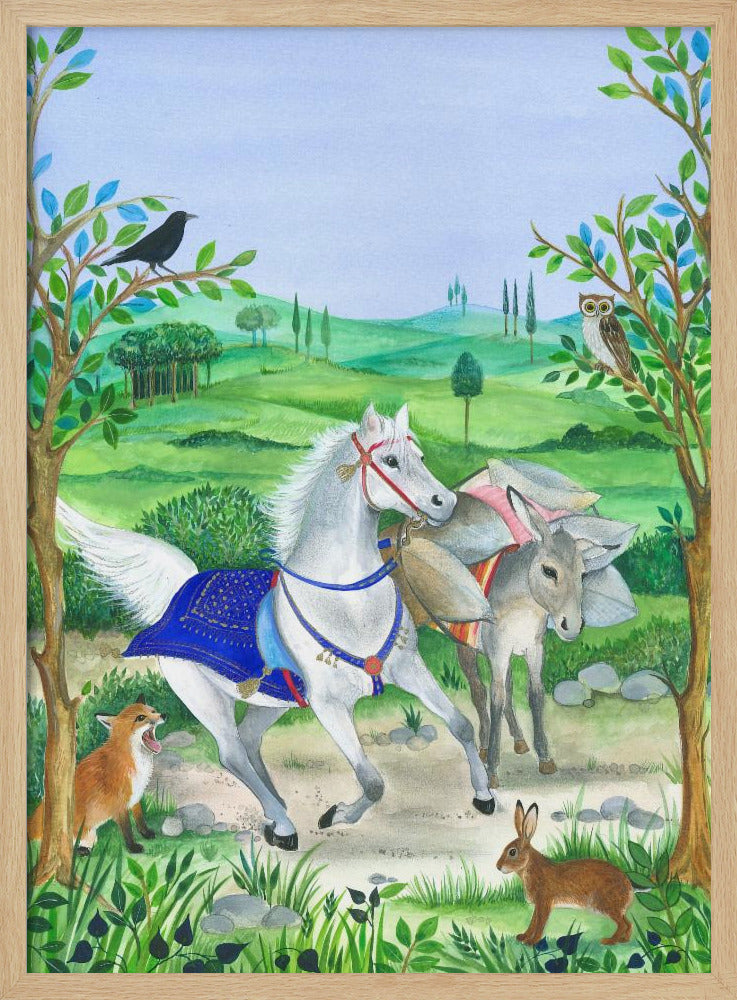 The Harmony Of Nature And Animal Life, | Poster