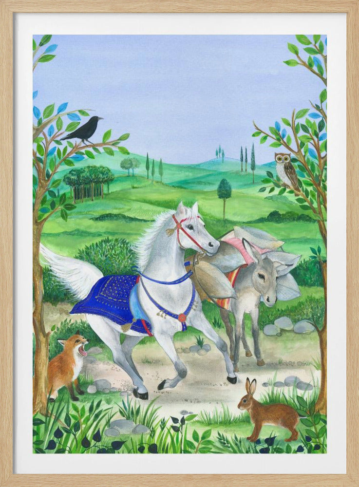 The Harmony Of Nature And Animal Life, | Poster