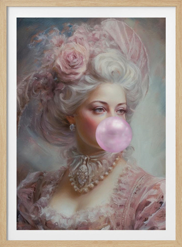 Pastel Marie Antoinette Bubble-Gum | Poster