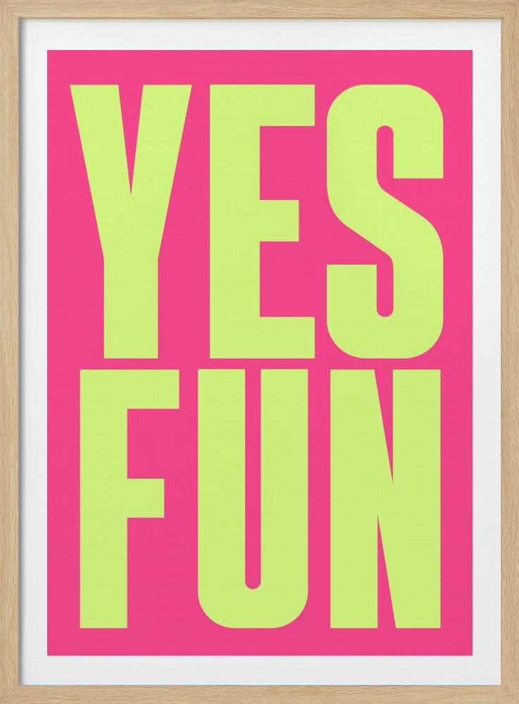 Bold Neon Positivity | Poster