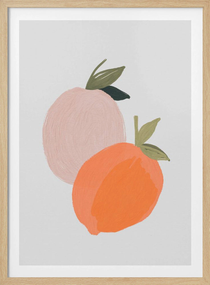 Painted Peach | Poster