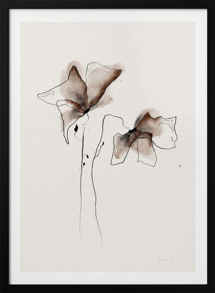 A Colorful Watercolor Floral Painting | Poster