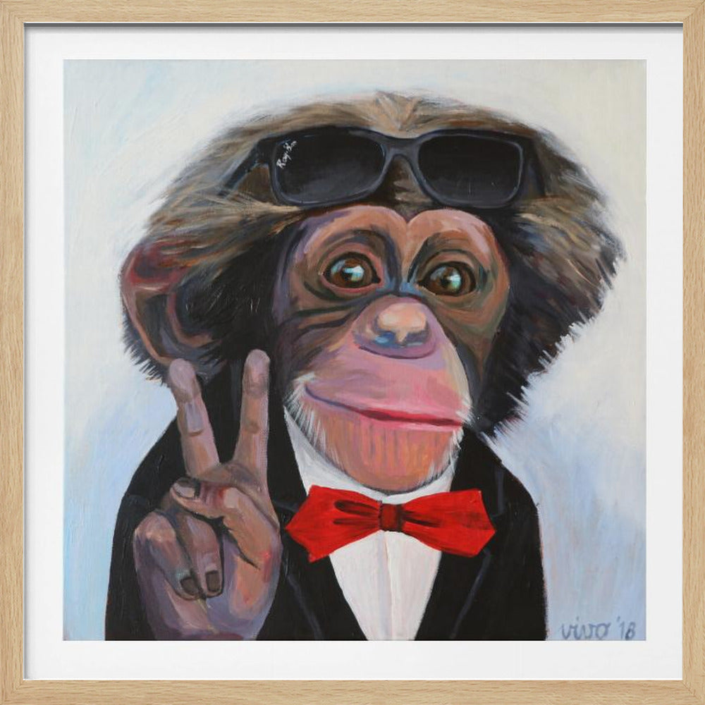 Cool Primate Charm | Poster