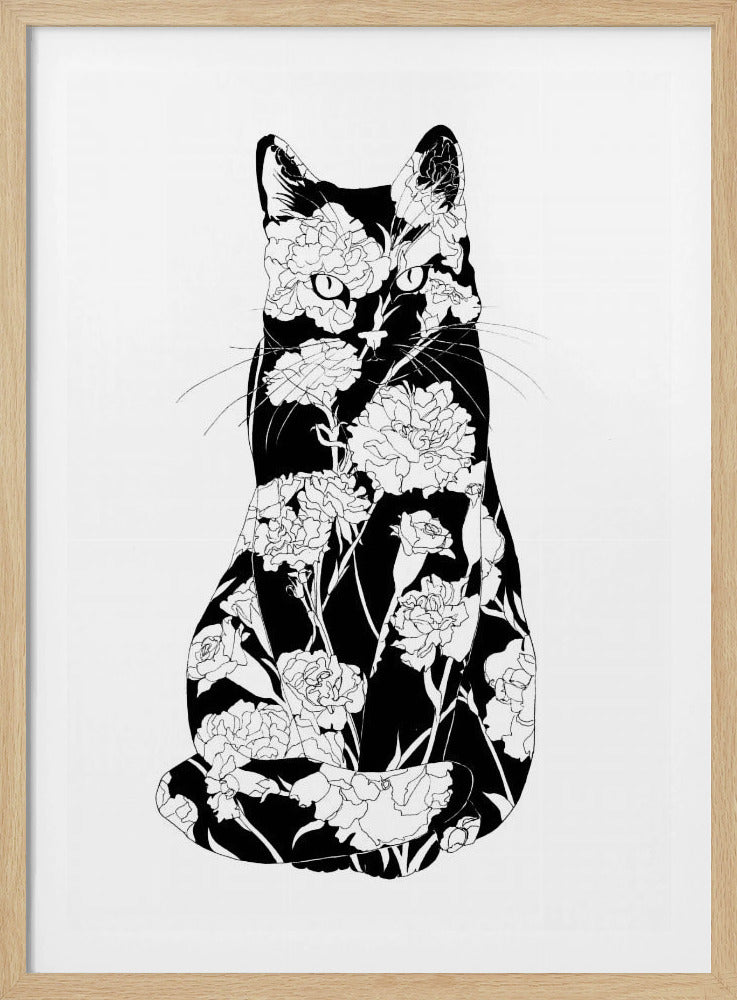 Carnation Cat Original | Poster
