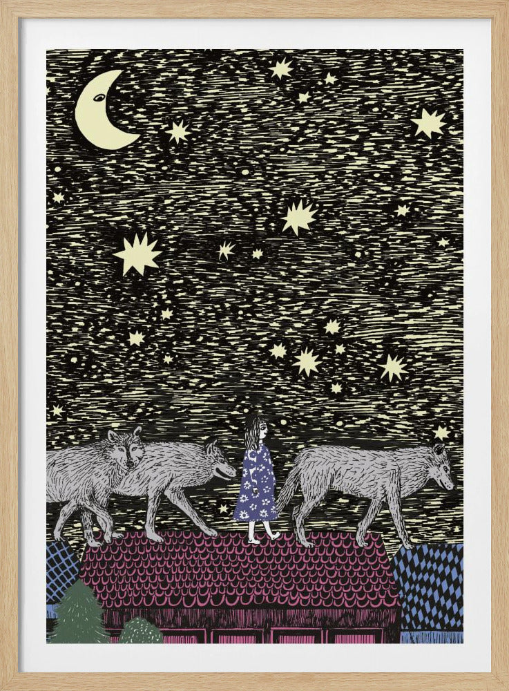 Girl With Wolves | Poster