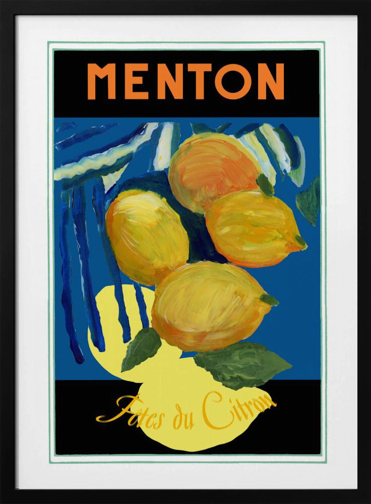 Lemons Menton Citrus Fruit Poster | Poster